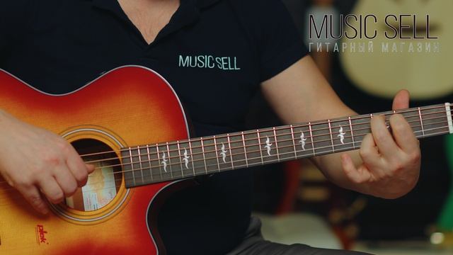 ТРАНСАКУСТИЧЕСКАЯ ГИТАРА KEPMA F1E-GA BS - MUSIC SELL
