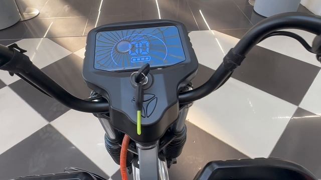 YADEA Premium класса, 2-часть, органы управления. Грузовой электрический трицикл