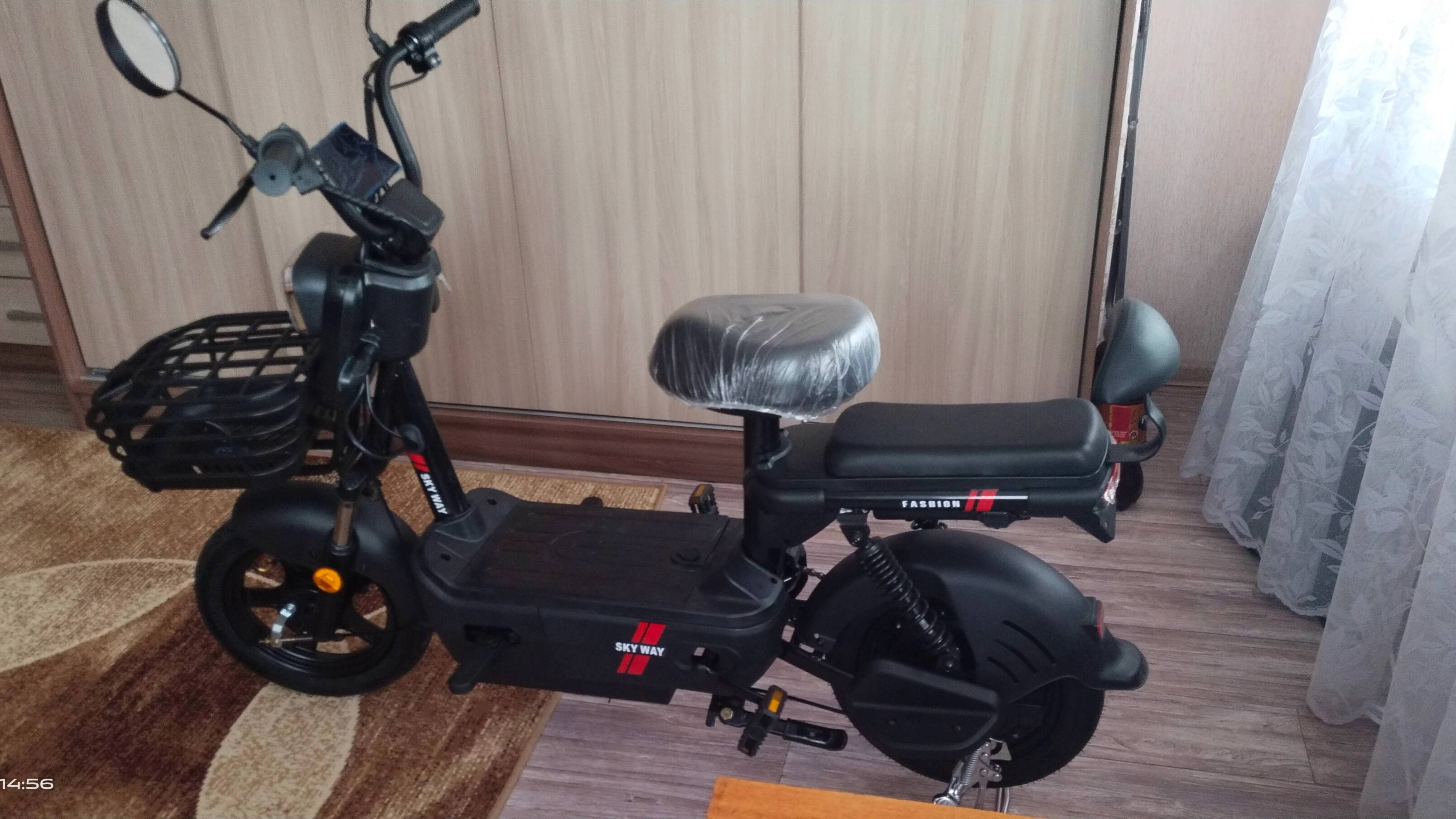 Пенсионер собирает электроскутер (велосипед) SKY WAY 500W 48V 12А 🚵🚲