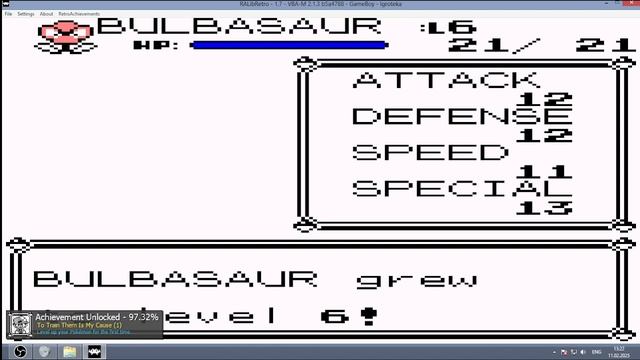 Pokémon Professor Oak Challenge (Hack)Game Boy (all achievements)