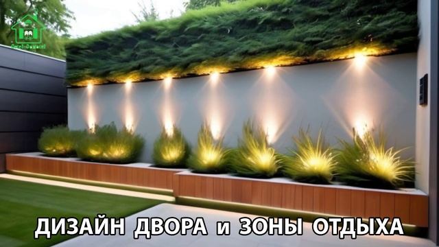 Дизайн двора и зоны отдыха фото частного дома варианты и идеи (98) 🏡🌳🪑