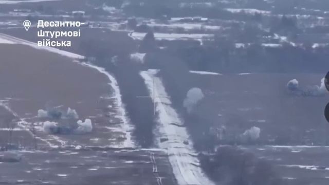Фрагмент недавнего наступления ВСУ в Курской области, снятый дроном противника.  Очередной раз с...