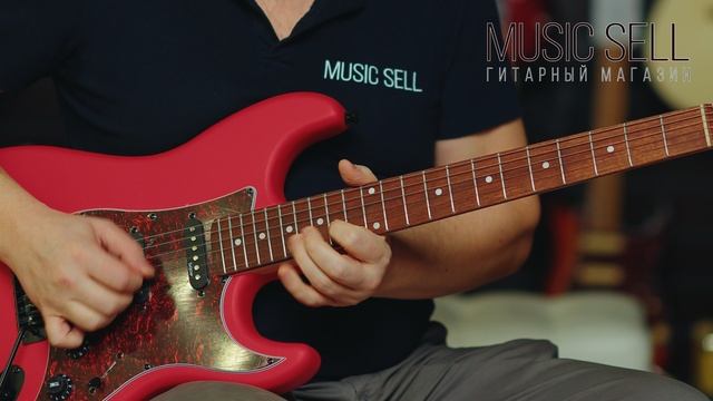 ЭЛЕКТРОГИТАРА SQOE КРАСНЫЙ СТРАТОКАСТЕР S-S-H - MUSIC SELL