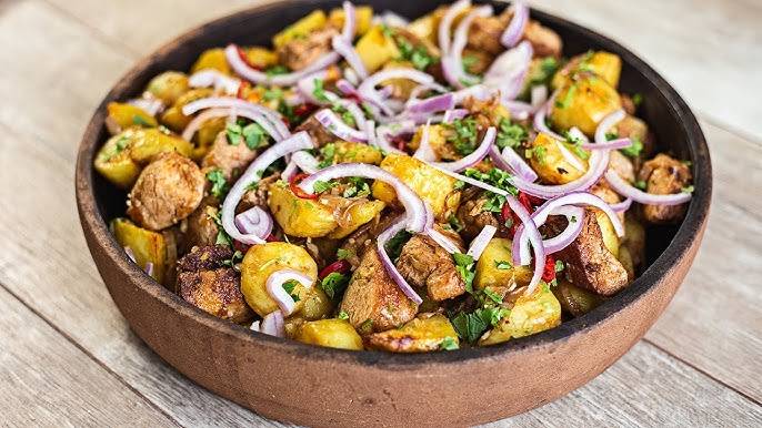 Оджахури - лучшее блюдо из картошки и мяса. ЭТО ВОСХИТИТЕЛЬНО! Potato with meat Оджахури