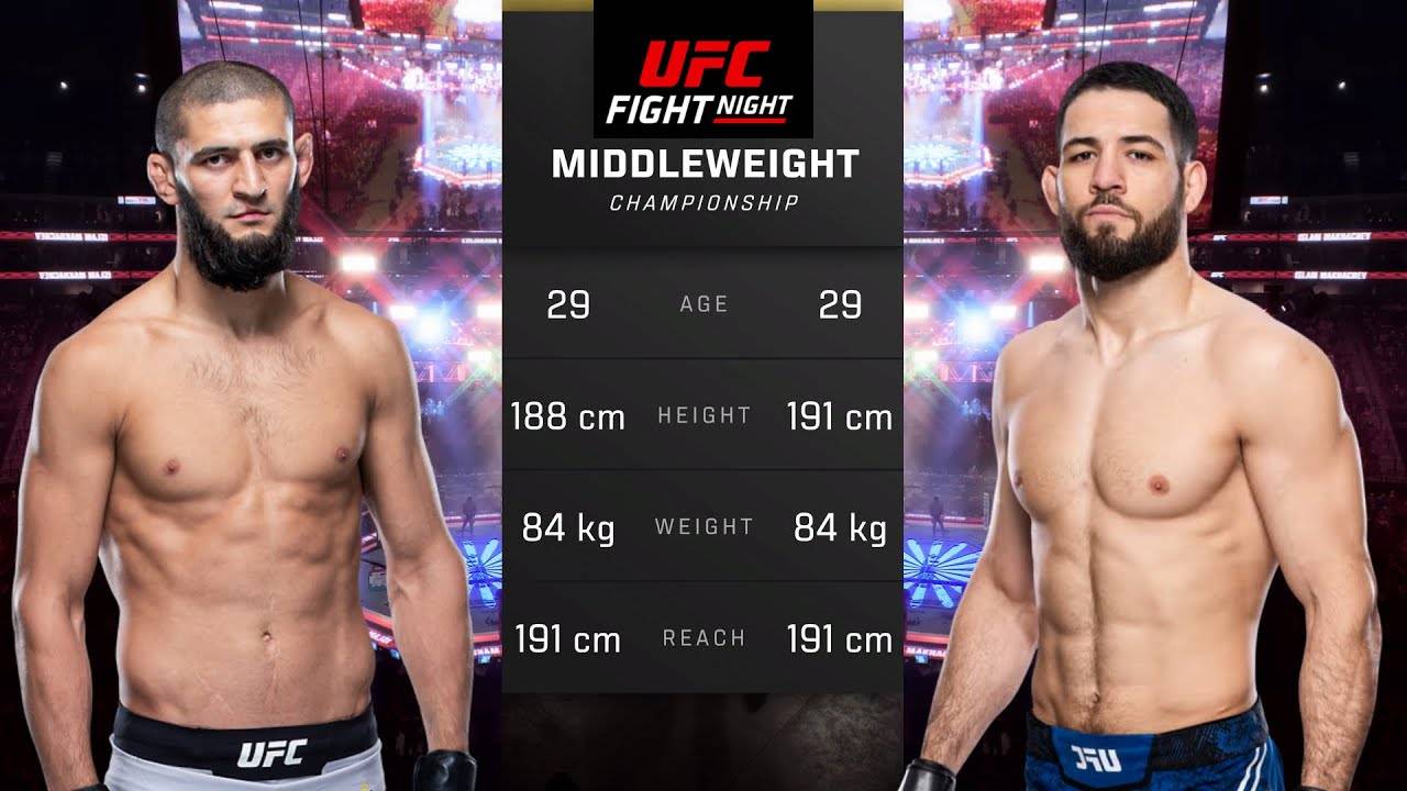Хамзат Чимаев против Нассурдина Имавова Полный бой - UFC 5