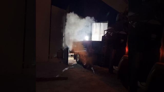 буксировка в гараж на жёсткой сцепке