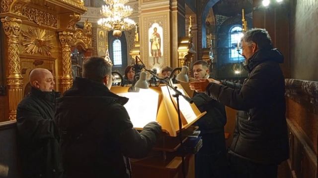 2025.02.09 Первая стихира великой вечерни в исполнении хора Николо-Угрешского монастыря