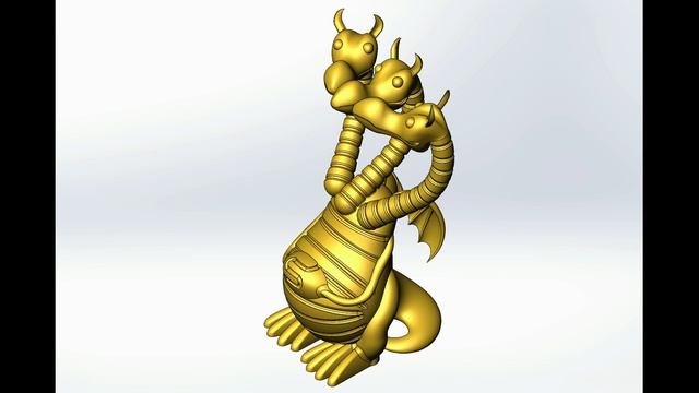 Скульптура. Дракон. / Sculpture. Dragon.