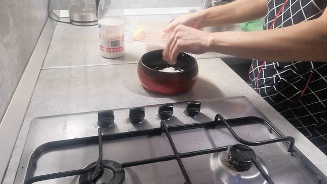Молочная рисовая каша в духовке