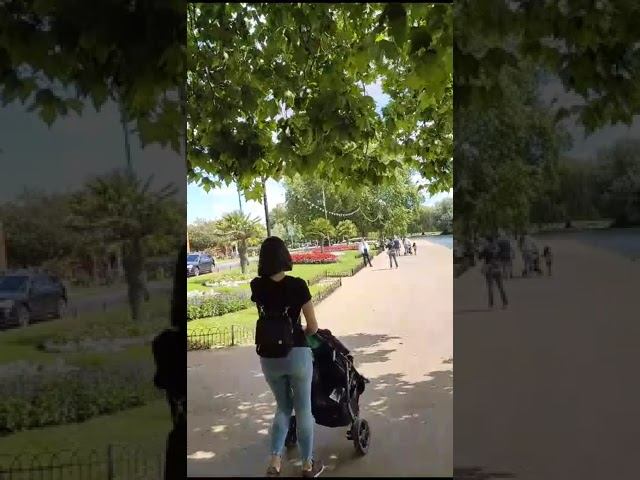 Respect walking #shorts Walking Street Bedford of UK #shorts  #asmr #walkthrough #respect