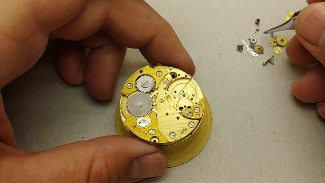 Часы Молния 3602 сервисное обслуживание Watchmaking Wristwatch Old restoration