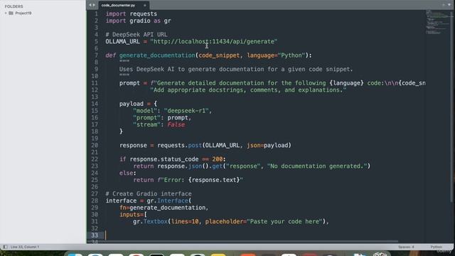 4 -Project 19 AI-Based Documentation Generator with DeepSeek AI