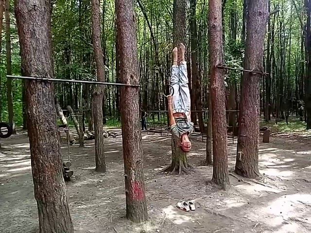 Воркаут на спортплощадке