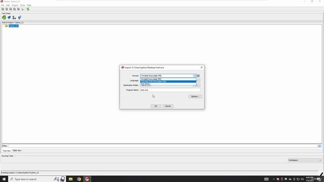 3. Starting with Ghidra 1. Opening project in Ghidra