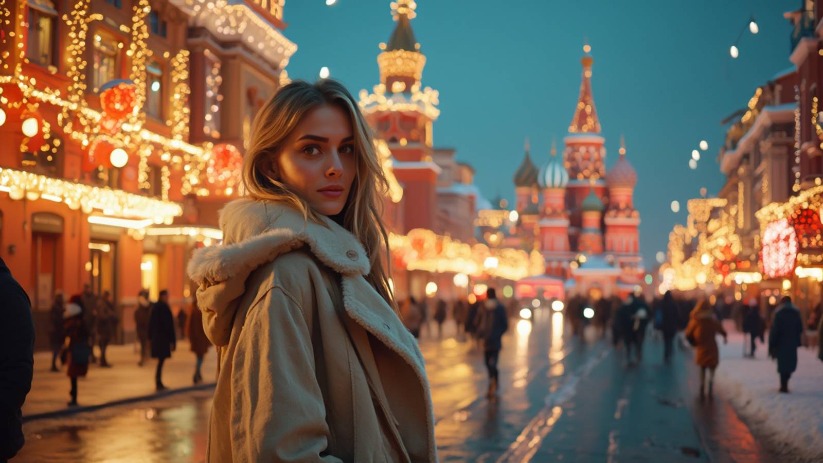 Новогодняя Москва: огни, улыбки и зимняя магия