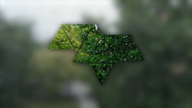 Природа Дождь | Треугльники | Triangle Rain | Weather | Nature - Живые Обои