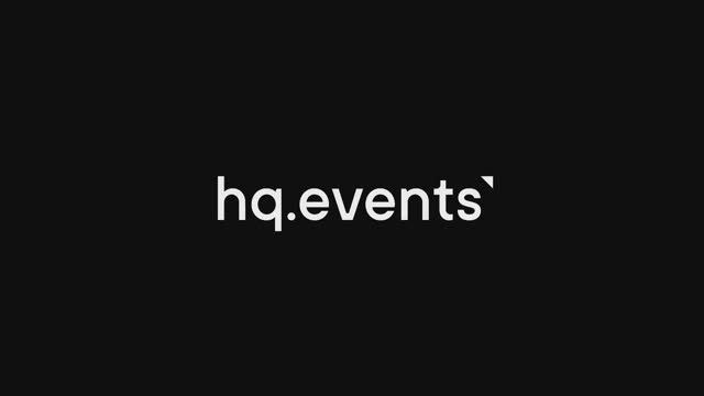 hq.events SHOWREEL