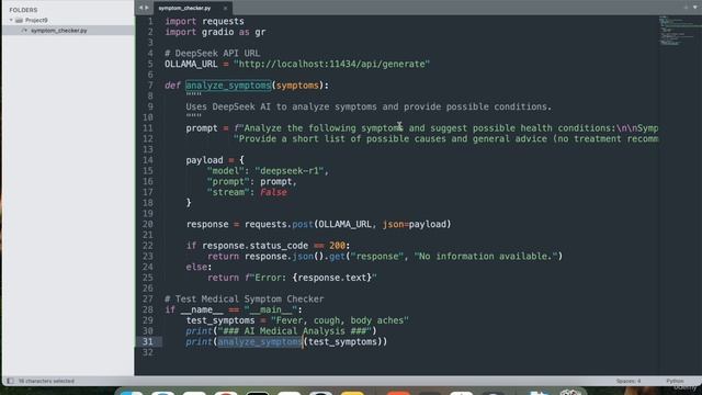 4 -Project 9 Medical Symptom Checker with DeepSeek AI