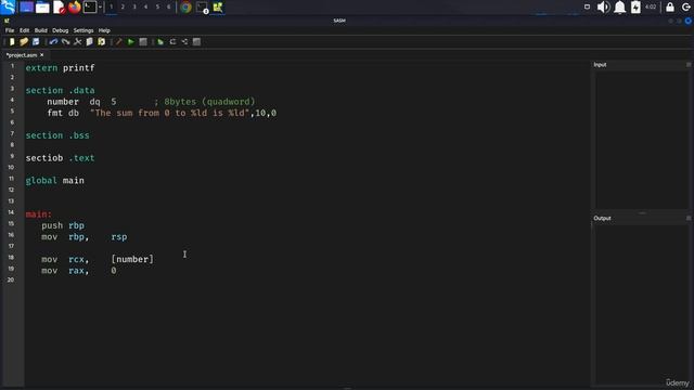 18. Assembly Project using Jump and Loop 1. Developing Loop and Calculator Project with Assembly