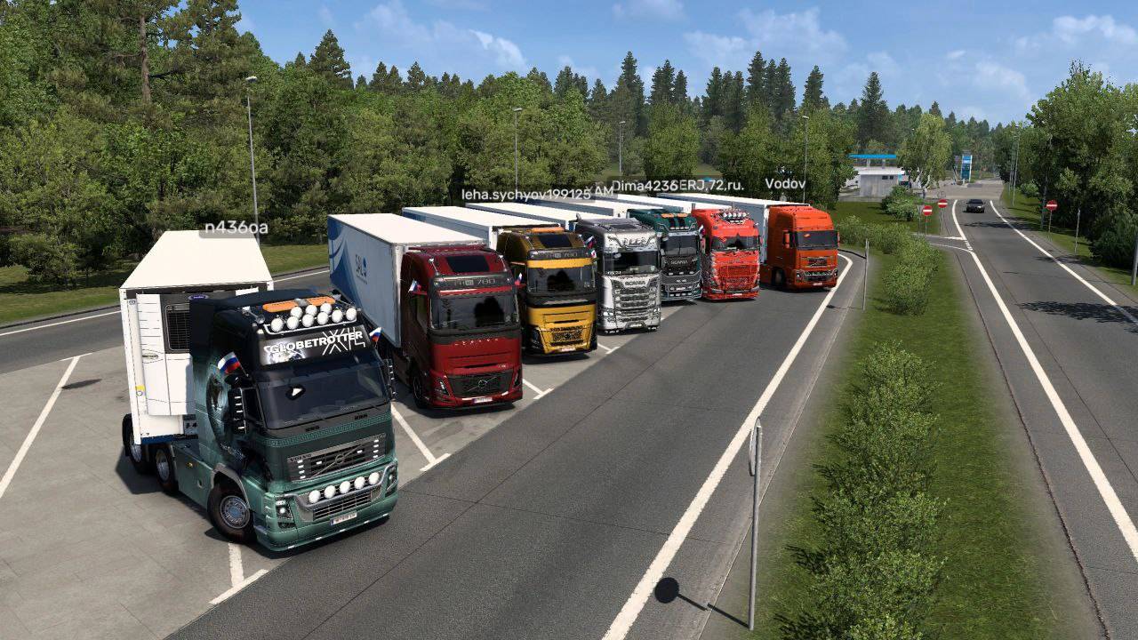 поездка ets 2 Тула -Сегежа карелия