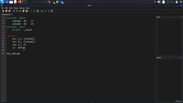 17. Jump and Loop 11. Jump if below