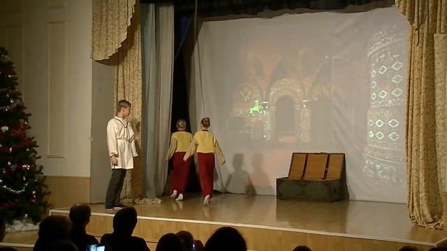 Новогодний спектакль 6Б часть1