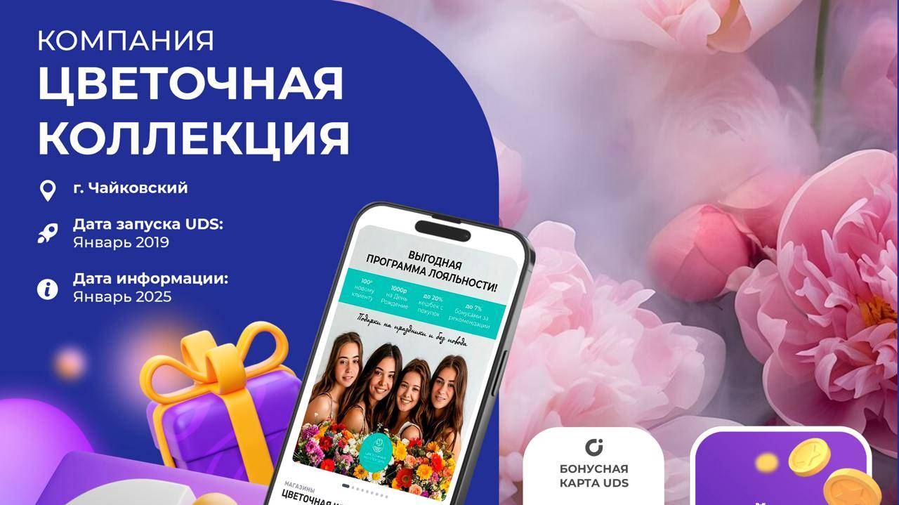 Как стать лидером продаж цветов в городе с UDS. Магазин цветов выручкой более 5 млн. руб. в месяц!