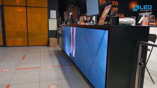 Видеоэкран для сети спортивных клубов Spirit Fitness, г. Москва, Р2.5 мм