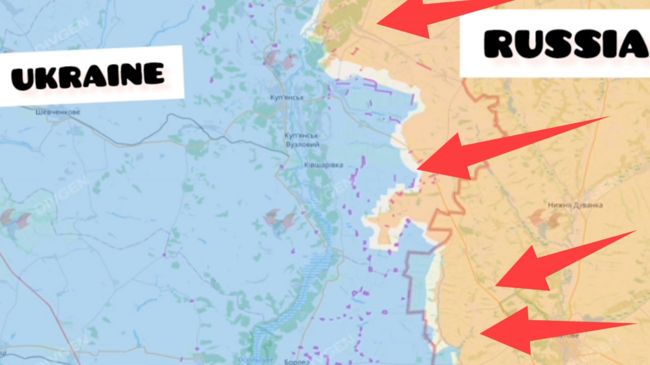 Encirclement of the Ukrainian army near Kupyansk (as of February 11)