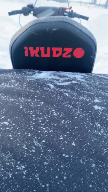 Снегоход IKUDZO (ИКУДЗО) 650LS на склизе!