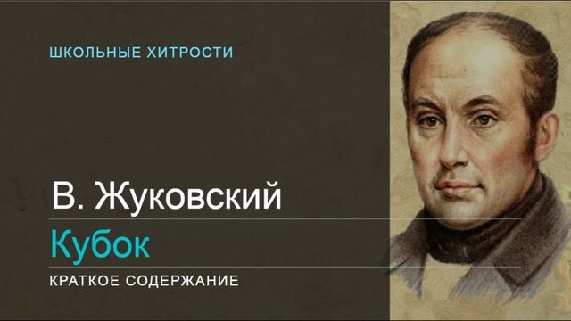 В. Жуковский / Кубок / Краткое содержание