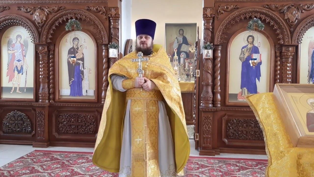 Иерей Павел Курганов. Проповедь в неделю о мытаре и фарисее