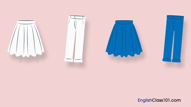 Listening exercise. Buying a skirt