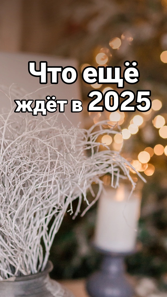 Что ещё нас ждёт в 2025г