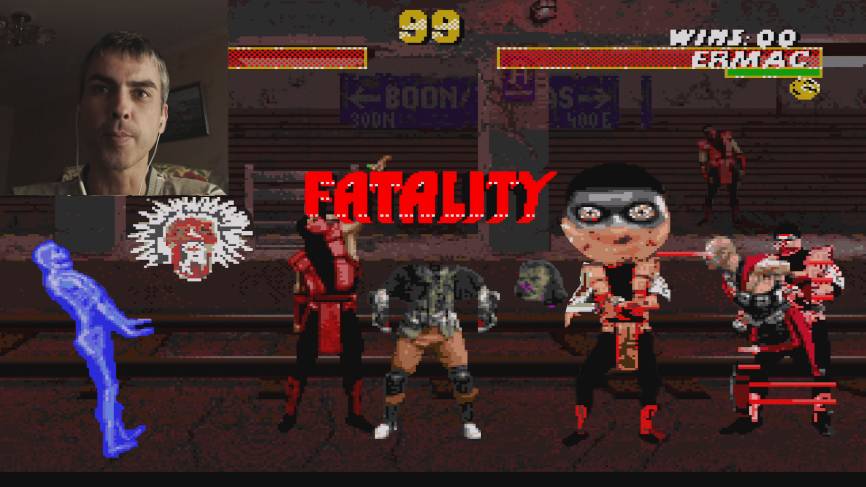 UMK3 глючные fatality Kabal и Ermac