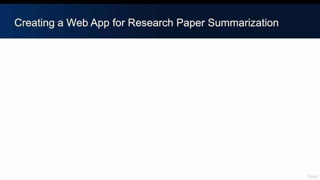 5 -Project 25 AI Research Paper Summarizer with DeepSeek AI