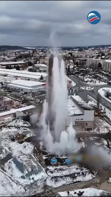 Вода против пыли: инновационный метод сноса зданий в Германии