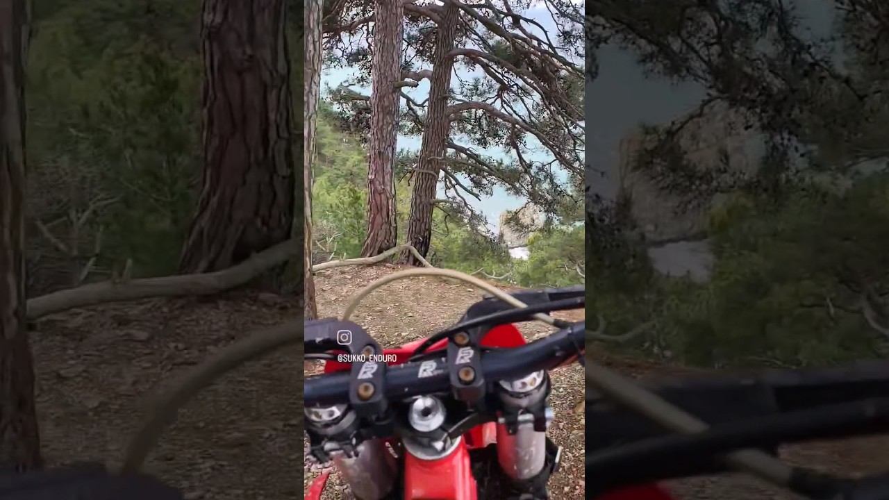 Вблизи скалы парус на китайском эндуро мотоцикле Hasky F7X300 #enduro #hardenduro #fr  #haskyf7x300