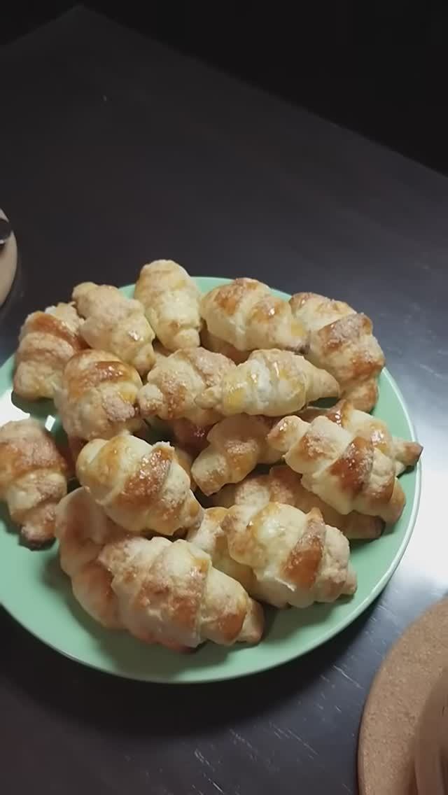 Творожные Рогалики #рецепт