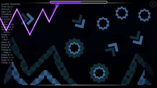 Sonic wave noclip|Geometry dash|
