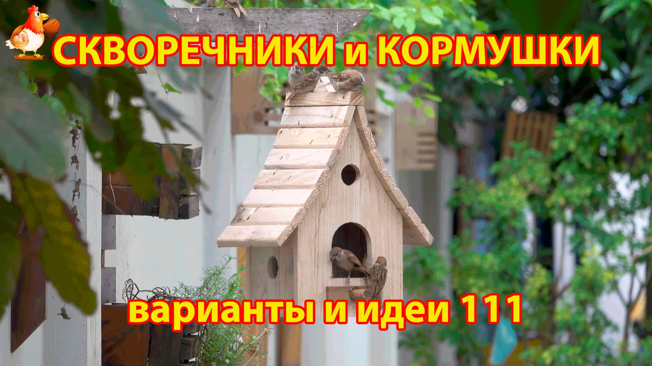 Скворечники и кормушки своими руками для птиц (111) 🪚🪛🔨 Идеи для дачи и сада пошагово ❣️