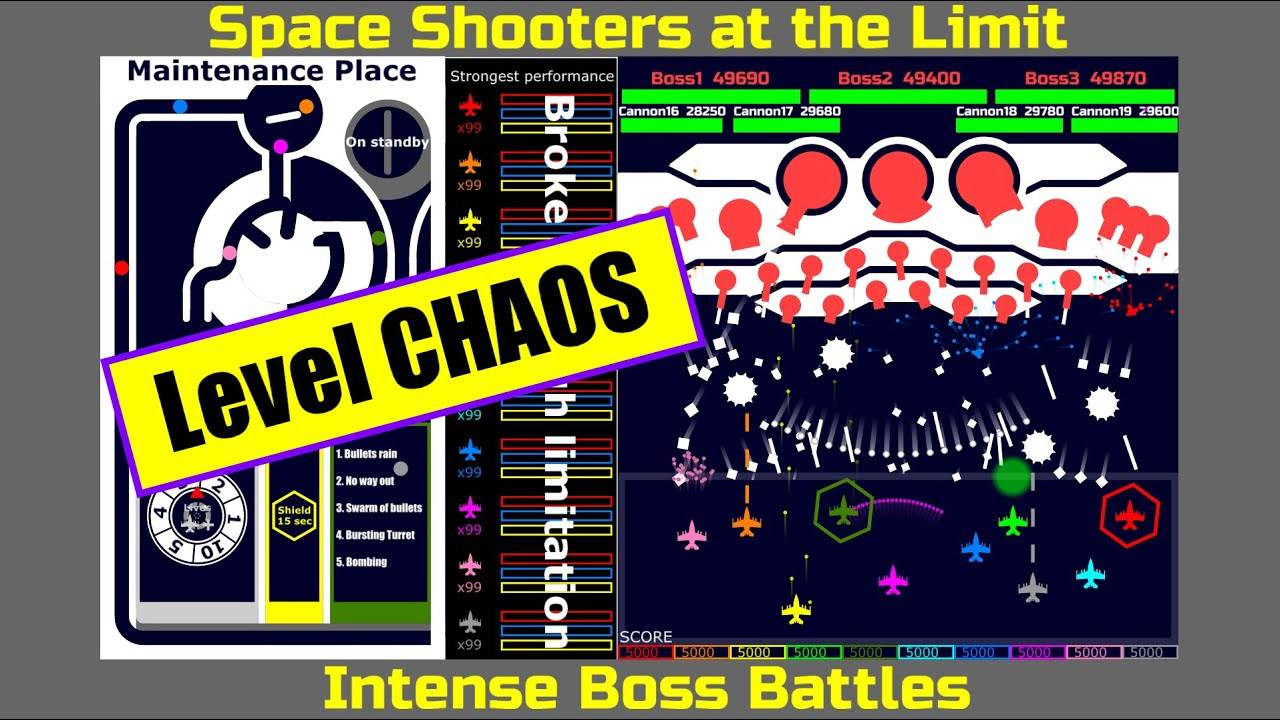 143. Космический шутер. Все против Босса | Space Shooter. All VS. Bosses | Кто победит?