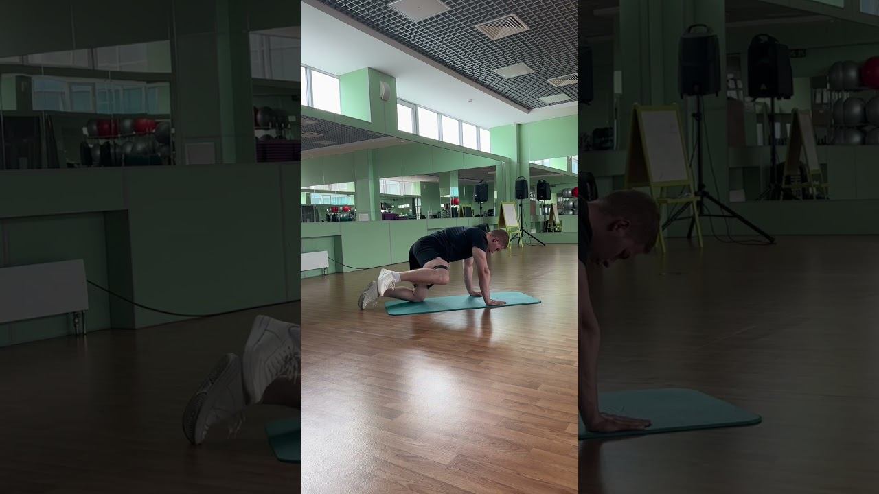 Отведение бедра с резинкой