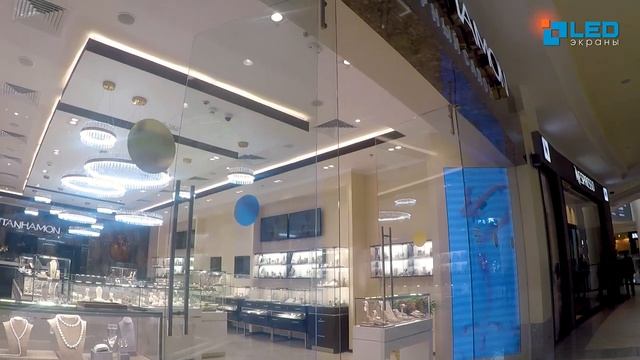 INDOOR видеоэкран для магазина «Тутанхамон», г. Москва, Р4 мм