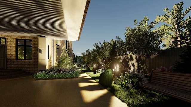 Ландшафтный дизайн проект от компании Royal Garden