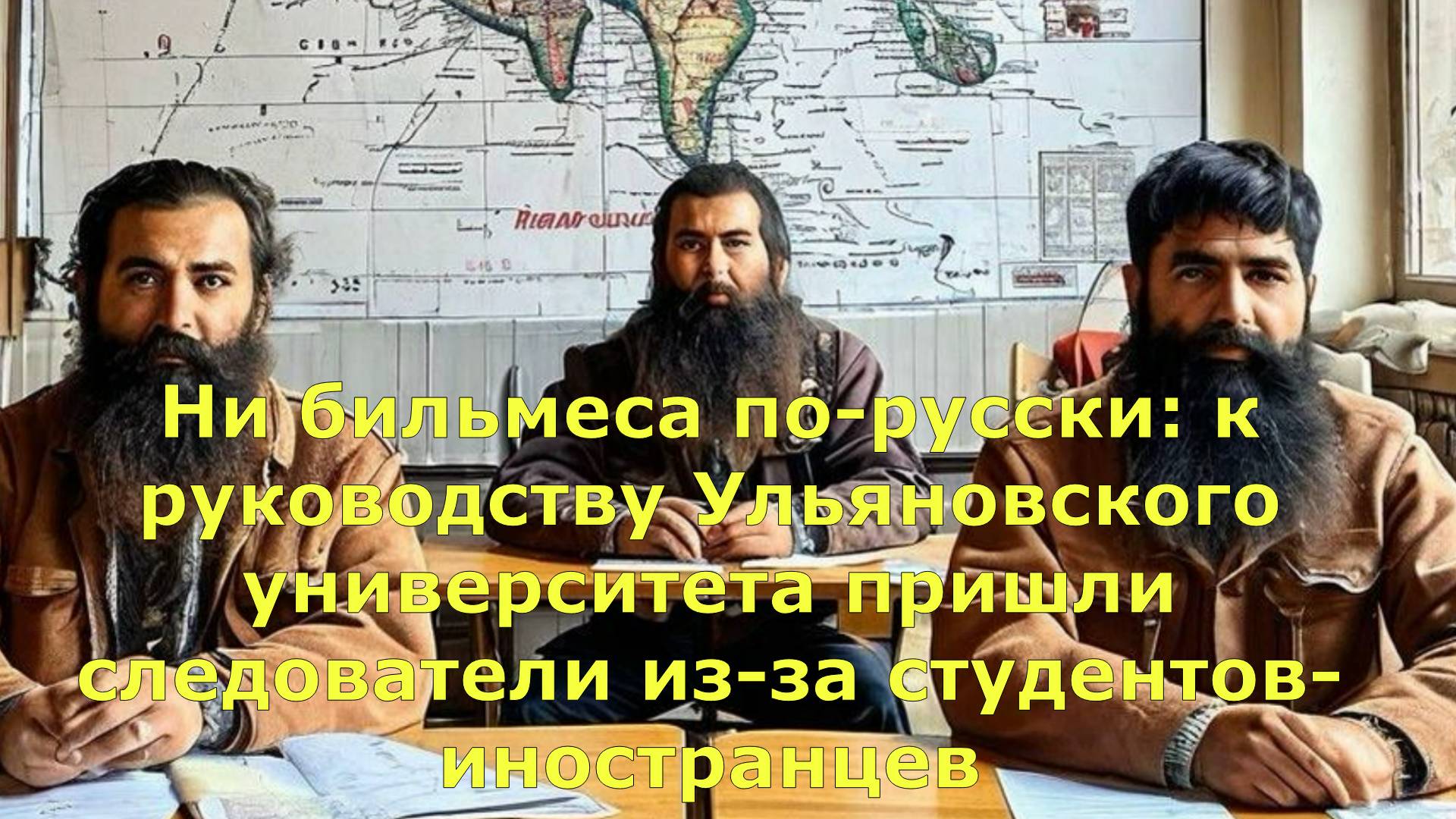 Ни бильмеса по-русски: к руководству Ульяновского университета пришли следователи из-за студентов-ин
