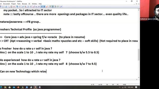 Resume Preparation and Interview Tips Session-2