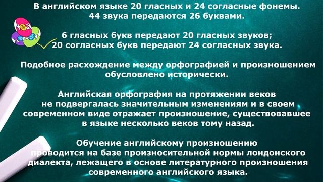 Звуковой состав английского языка