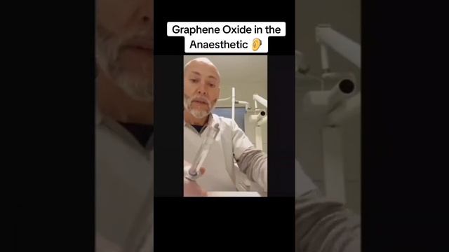 ⚫️ 🧲 В момента изглежда, че всички стоматологични анестетици съдържат графенов оксид, който е бил п