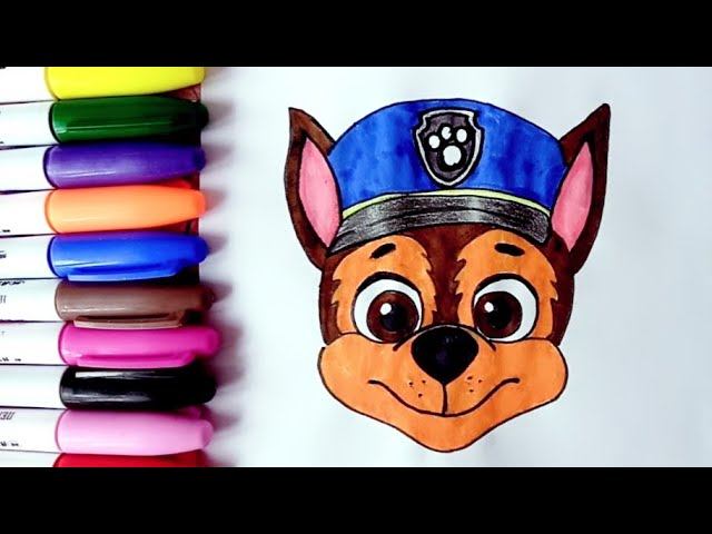 Как нарисовать Гонщика из " Щенячьего патруля".